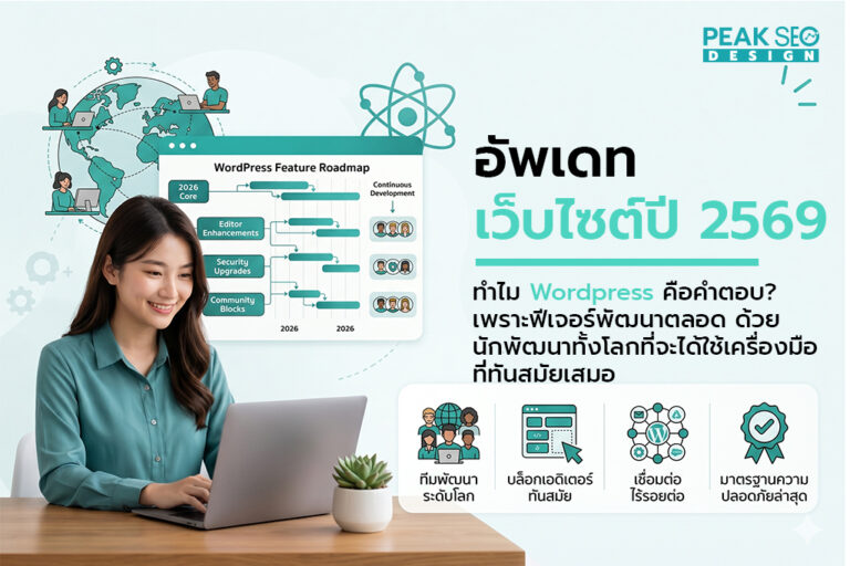 อัพเดท เว็บไซต์ ปี 2569