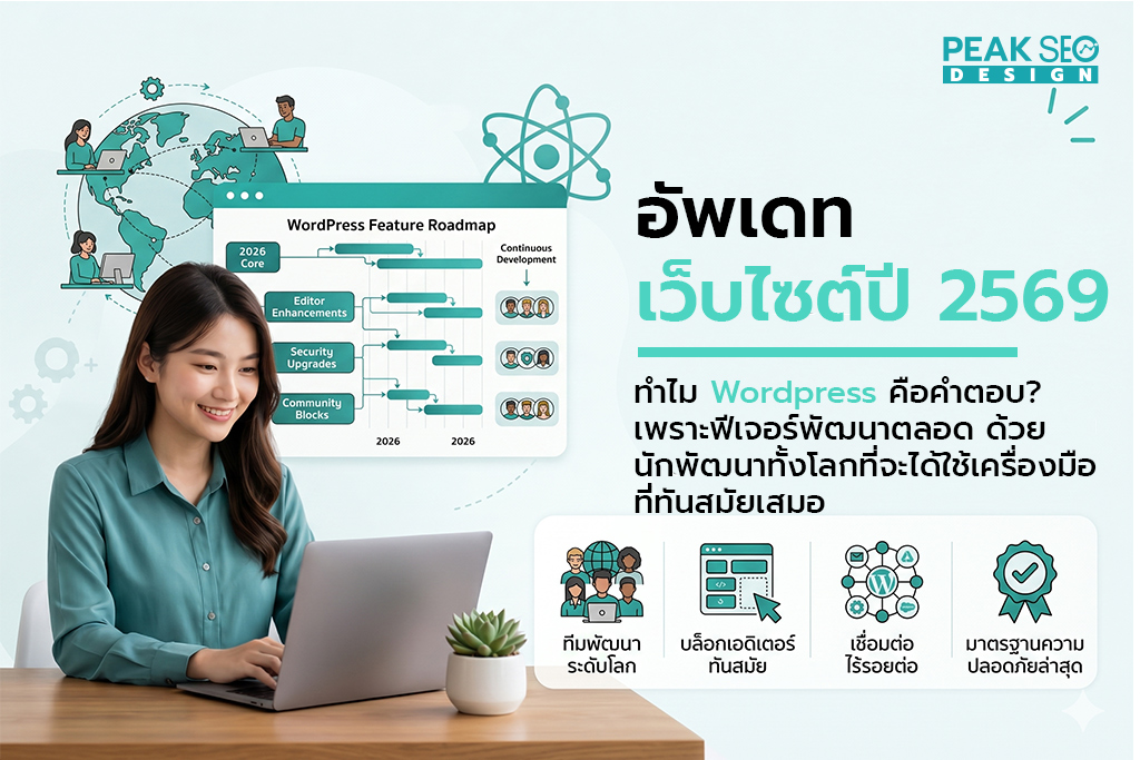 อัพเดท เว็บไซต์ ปี 2569